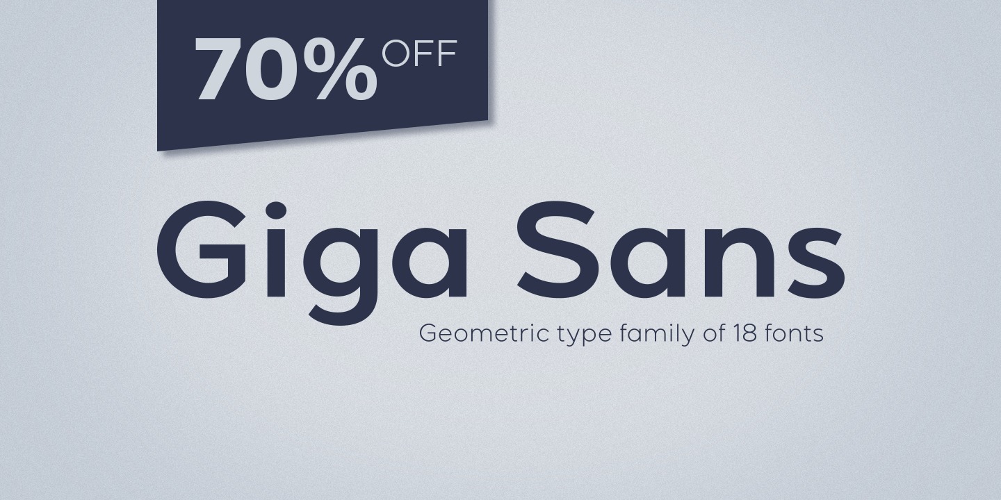 Giga Sans Extra Light Italic Font preview